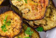بادمجان با سرخ کن بدون روغن