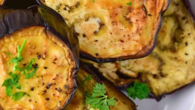 بادمجان با سرخ کن بدون روغن