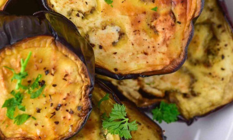بادمجان با سرخ کن بدون روغن