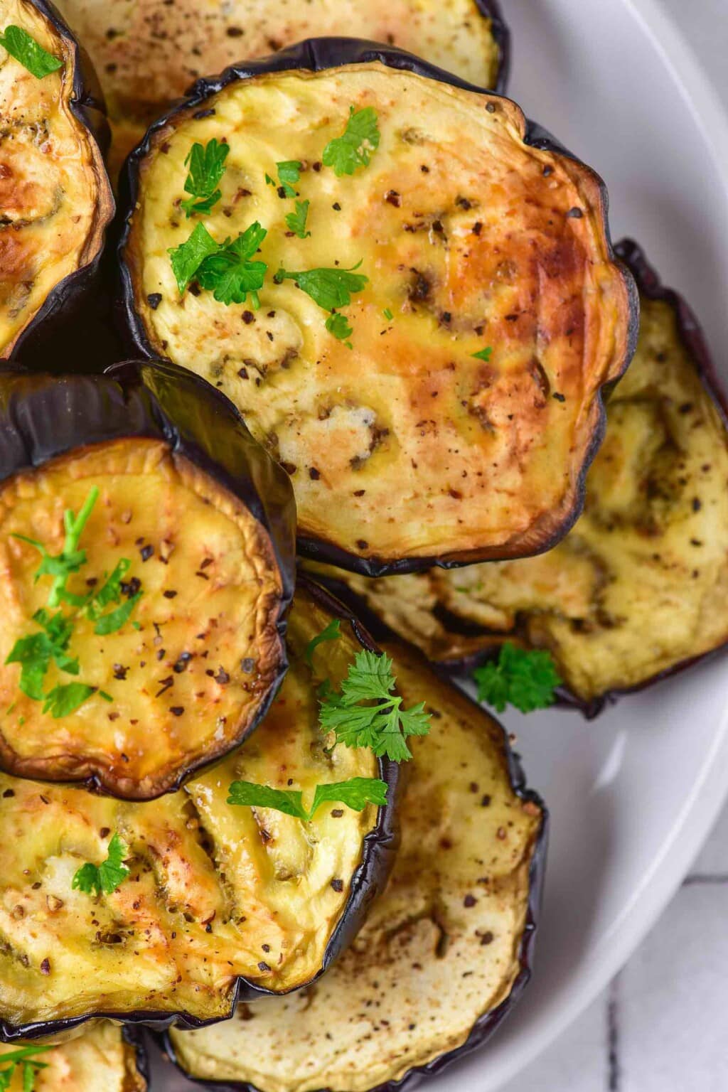 بادمجان با سرخ کن بدون روغن
